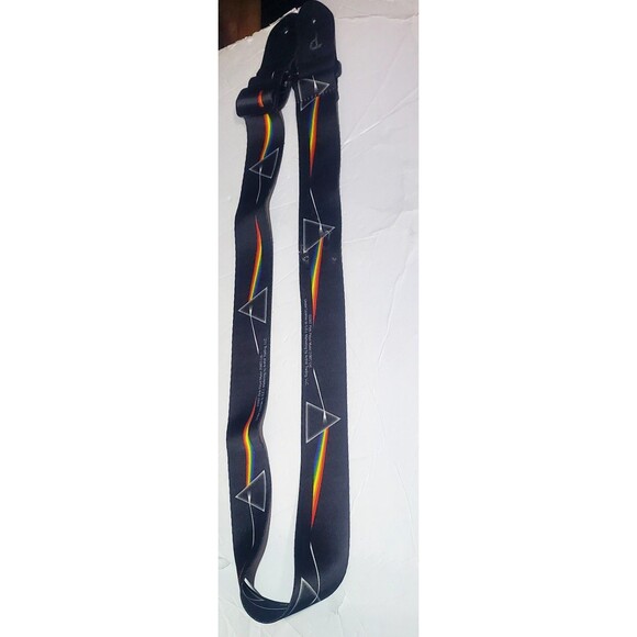 Pink Floyd “Dark Side of the Moon” Guitar Strap – Adjustable Rock Band Accessory - Picture 1 of 12